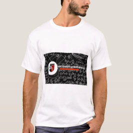 Camiseta con diseño matemático