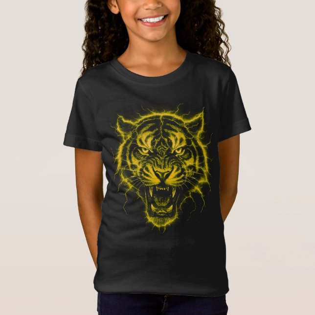 Camiseta con tigre eléctrico (Frente)