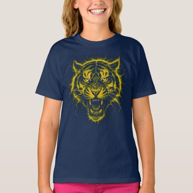 Camiseta con tigre eléctrico (Frente)