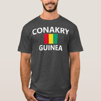 Camiseta Conakry Guiné Flag City in USA