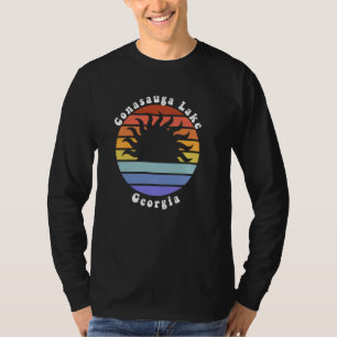 Camiseta Conasauga Lake Georgia GA Sunset Souvenir Vacinaçã