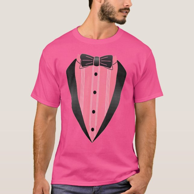 Camiseta Conce de roupa de Arco fácil com roupa de tuxedo r (Frente)