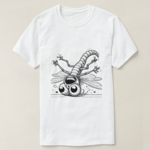Camiseta Conceito Artístico de Design de Personagem de Dese