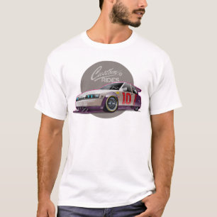 Camiseta conceito de carro de corrida fictício custom