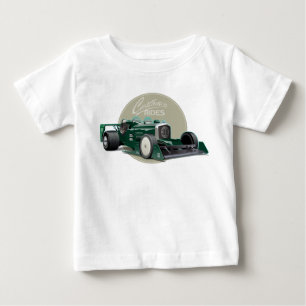 Camiseta Conceito de carro de corrida retrô personalizado