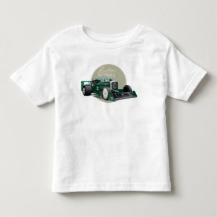 Camiseta Conceito de carro de retrocorrida personalizado