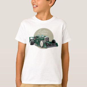 Camiseta Conceito de carro de retrocorrida personalizado