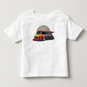 Camiseta Conceito de van de retrocorrida personalizado