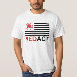 Camiseta conceito Red Act com GOP e arquivos Epste