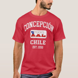 Camiseta Concepção Chile XXL design atlético 1