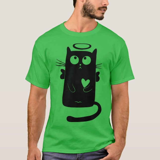 Camiseta concepção de chat noir (Frente)