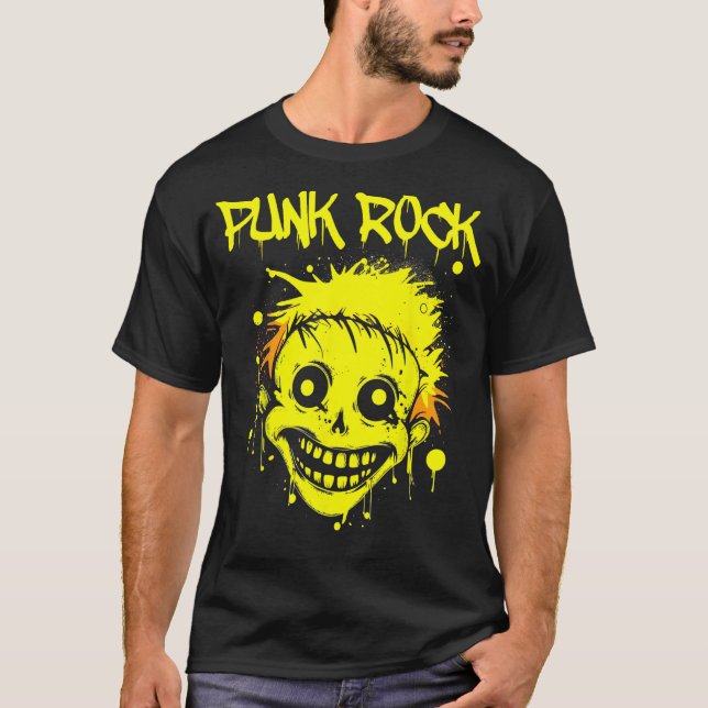 Camiseta Concerto de Punk Rock Antigo Punk (Frente)