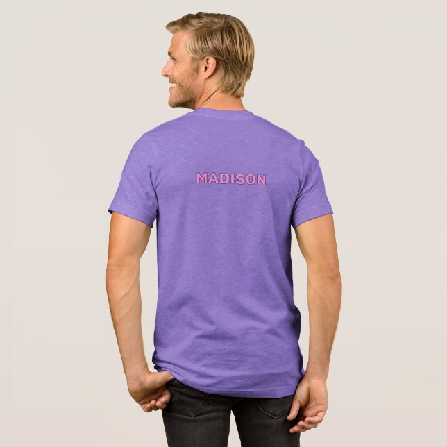 Camiseta Conch de Nome Personalizado Turks e Caicos (Voltar Cheio)