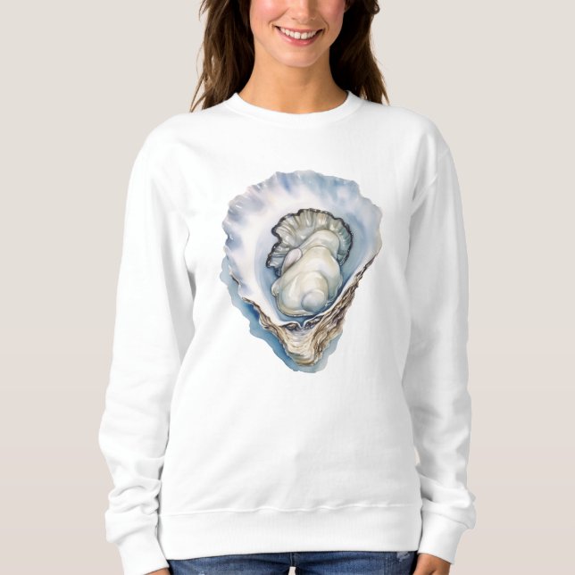 Camiseta Concha de Ostra Aquarela (Frente)