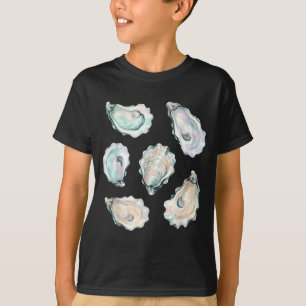 Camiseta Concha de Ostra Costa Mar Concha Praia Oceano