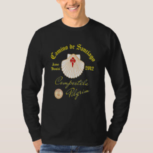 Camiseta Concha de Santiago de Compostela Anno Domini 2012