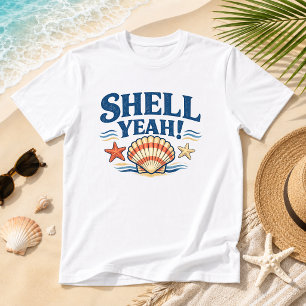 Camiseta Concha Legal! Humor de Férias na Praia Costeira