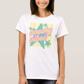 Camiseta Conchas de praia caprichosas