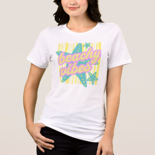 Camiseta Conchas de praia caprichosas
