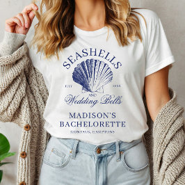 Camiseta Conchas e Sininhos de Noiva Despedida
