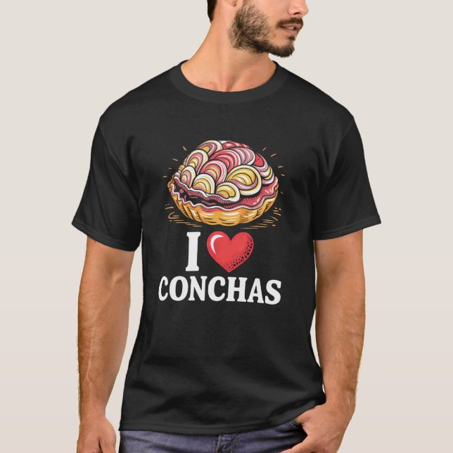 Camiseta Conchas Mexicanas Pan De Dulce Pastry Chef 1 (Frente)