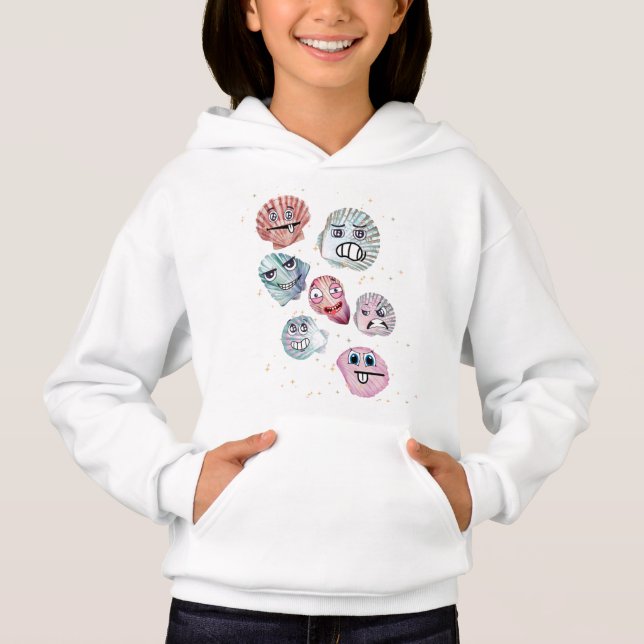 Camiseta conchas oceânicas (Frente)