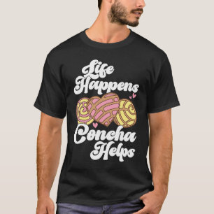 Camiseta Conchas Pan Dulce Latina Mujer Concha Mexicano Pas