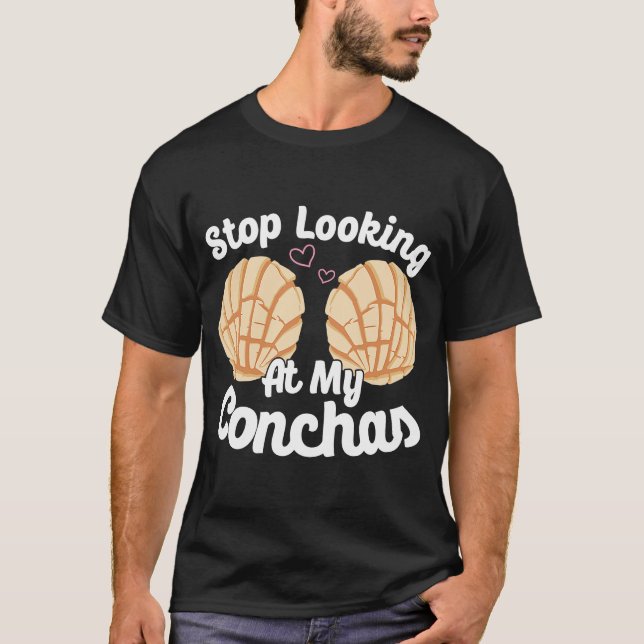 Camiseta Conchas Pan Dulce Latina Mujer Concha Mexicano Pas (Frente)