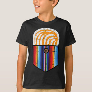 Camiseta Conchas Serape Pocket Cinco De Mayo Mexicano Fiest