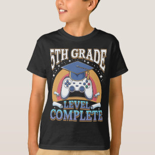 Camiseta Concluído no Nível da 5ª Série Graduação Jogos Gam