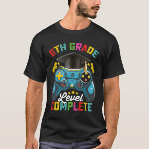 Camiseta Concluído o Nível da 6ª Série Graduação Jogos Game