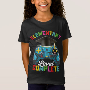 Camiseta Conclusão do Nível Elementar Graduação Jogos Gamer