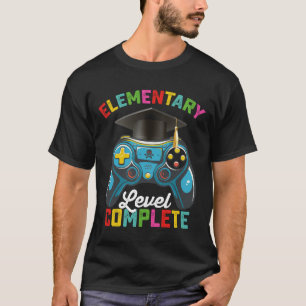 Camiseta Conclusão do Nível Elementar Graduação Jogos Gamer