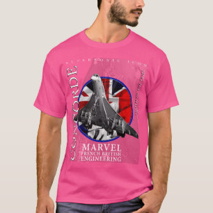 Camiseta Concorde Supersonic British Legendary Aircr