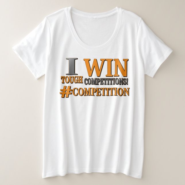 Camiseta "CONCORRÊNCIAS DIFÍCEIS" Design. Comprar Agora (Frente do Design)