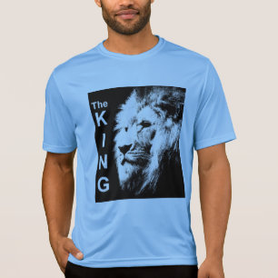 Camiseta Concorrente Mens Sport-Tek Lion Carolina Blue King