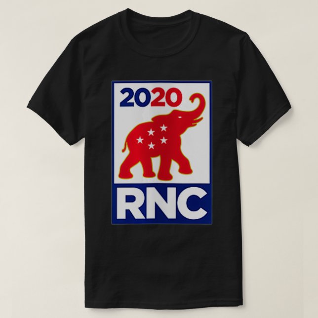 Camiseta Concorrente Republicano Elefante Republicano RNC (Frente do Design)