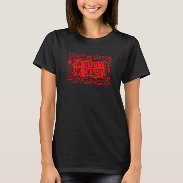 Camiseta Concrete And Luxury No Diggity Fire Red Bred (Frente)