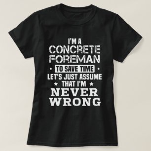 Camiseta Concrete Foreman