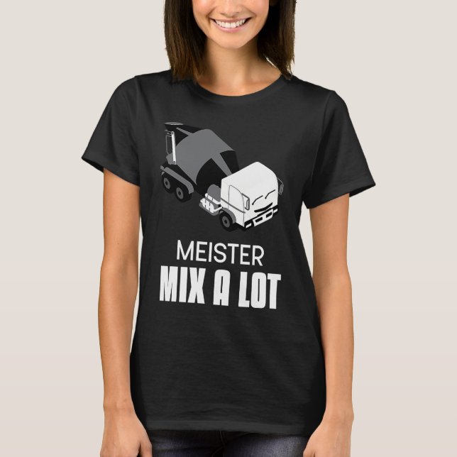 Camiseta Concrete Mixer for Drivers Slogan Concrete Mixer D (Frente)