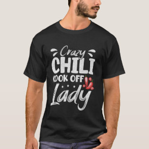 Camiseta Concurso de Chili Louco Senhora Concurso de Chili