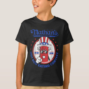 Camiseta Concurso de Comer Cachorro-Quente Divertido 2025 d