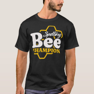 Camiseta Concurso Ortográfico de campeão de abelhas