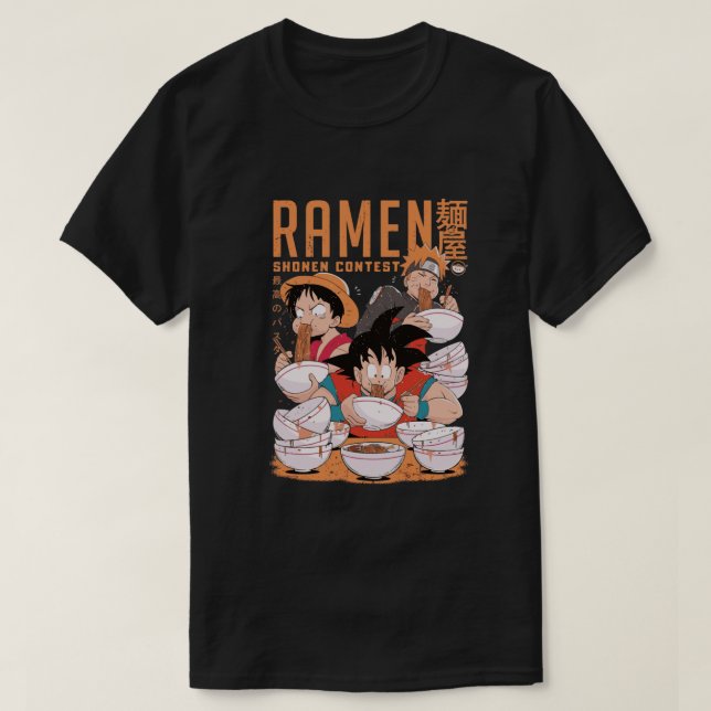Camiseta Concurso Ramen Shonen (Frente do Design)