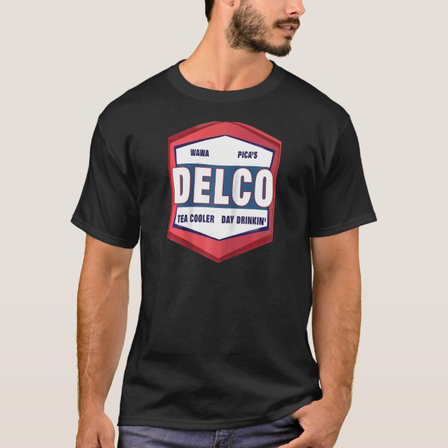 Camiseta Condado De Engraçado Delco Delaware Para Picas Waw (Frente)