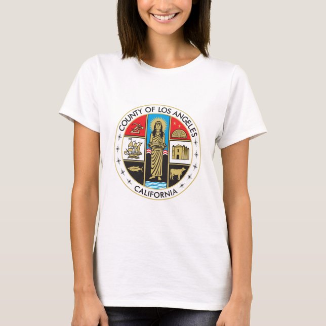 Camiseta Condado de Los Angeles (Frente)