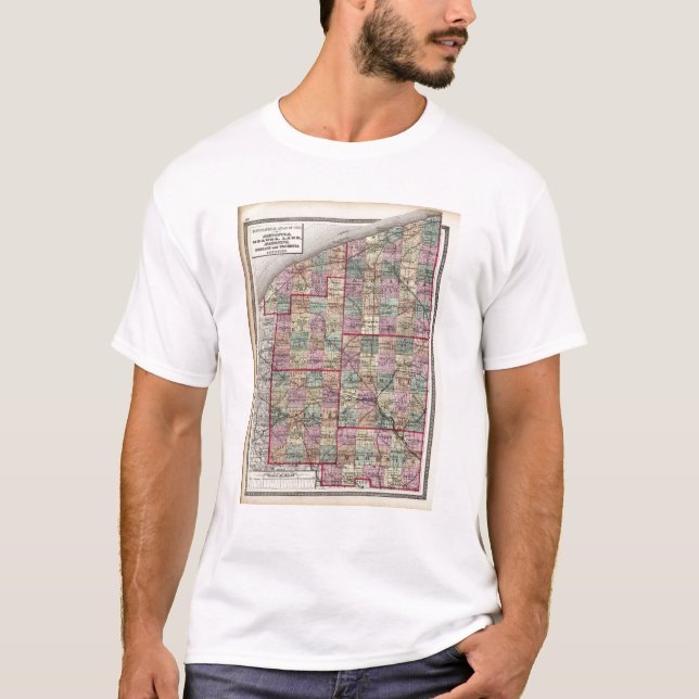 Camiseta Condados de Portage e de Trumbull (Frente)
