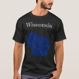 Camiseta Condados de Wisconsin e Interestados