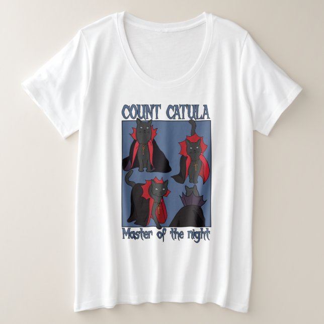 Camiseta Conde Catula Mestre da Noite (Frente do Design)
