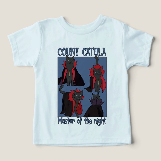 Camiseta Conde Catula Mestre da Noite (Design frontal)